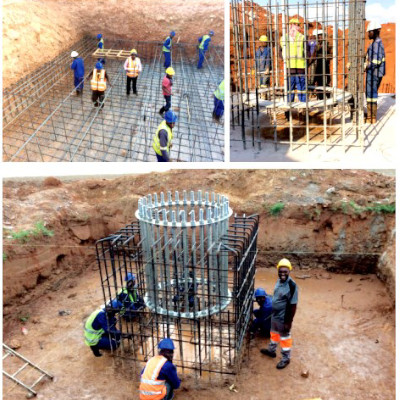 Steel Fixing & Plate/Bolt Setting